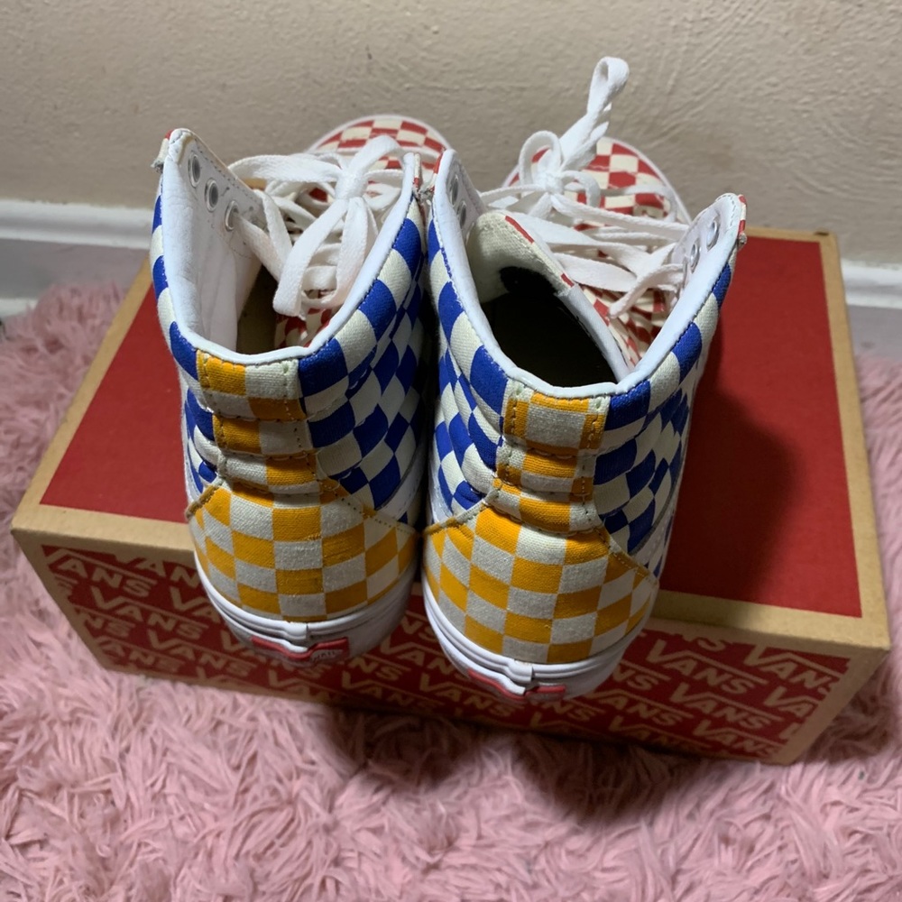 VANS SK8-HI CHECKERBOARD - Picture 6 of 7